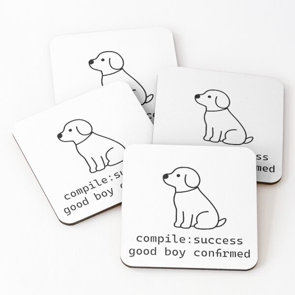 Item preview,  Compile Success Good Boy Confirmed Funny Coder Art designed and sold by Code  Monkeys.