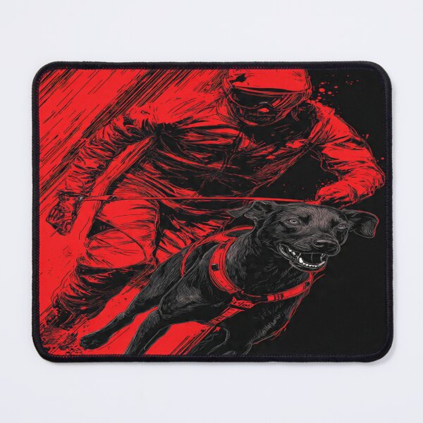 Item preview, Canicross Runner & Dog – Dynamic Sport Silhouette | High Energy Streetwear Art designed and sold by karimahmed84.