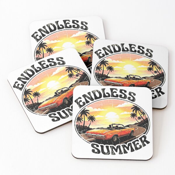 Item preview, Endless Summer Retro Convertible Sunset designed and sold by Prithbyshop.