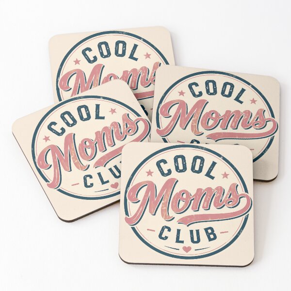 Item preview, Cool Moms Club Retro Vintage Badge Mother’s Day Gift Aesthetic Mom Shirt designed and sold by warlistop.