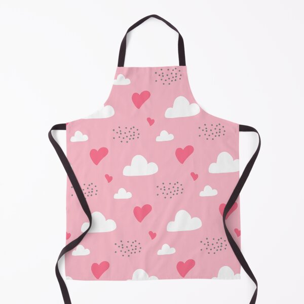 Item preview, Pastel Pink Hearts & Clouds Pattern – Cute Coquette Aesthetic, Soft Girl Dreamy Sky Design, Kawaii Love Illustration designed and sold by trendieprints.