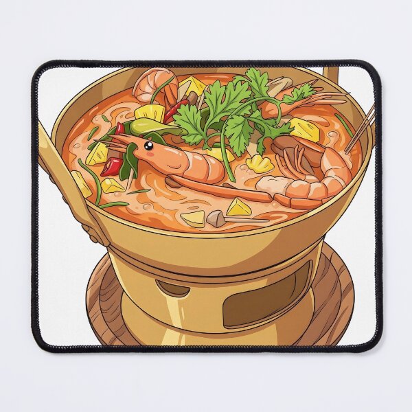 Item preview, Tom Yum Goong - spicy shrimp soup - Thai Food designed and sold by Weedvana.