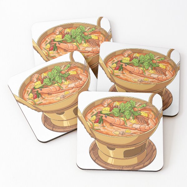 Item preview, Tom Yum Goong - spicy shrimp soup - Thai Food designed and sold by Weedvana.
