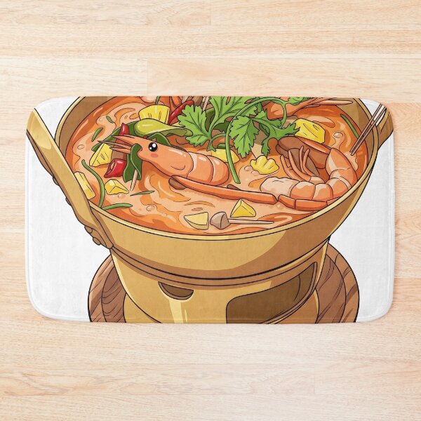 Item preview, Tom Yum Goong - spicy shrimp soup - Thai Food designed and sold by Weedvana.