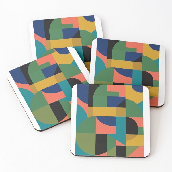 Item preview, Modern Abstract Geometric Art | Minimal Bauhaus Style Design designed and sold by NA-art725.
