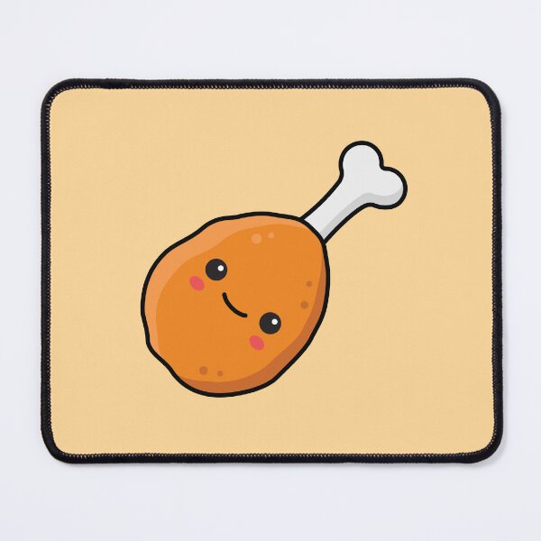 Item preview, Kawaii Chicken Drumstick Hot Wing designed and sold by RegiCheese Cute Art.