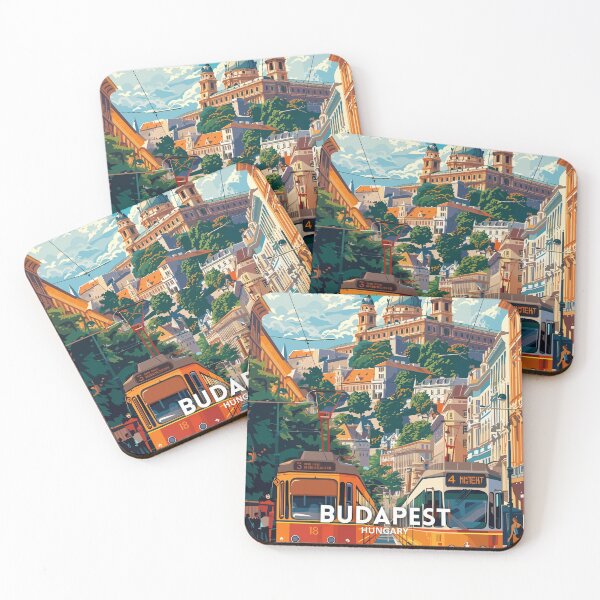 Item preview, Budapest Hungary - Travel art designed and sold by Marciolini.