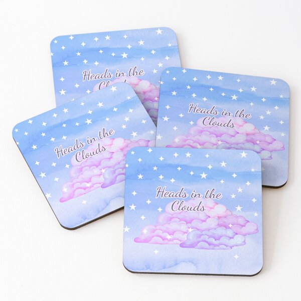 Item preview,  Heads in the Clouds – Whimsical Pink Pastel Dreamy deep Sky designed and sold by Hidden Relic Muse.