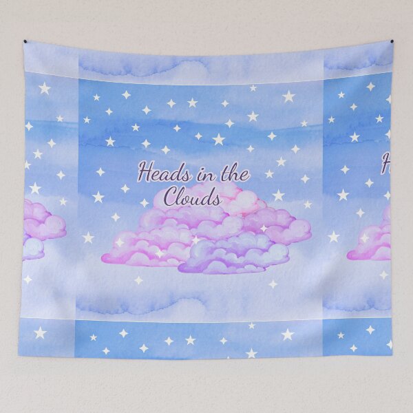 Item preview,  Heads in the Clouds – Whimsical Pink Pastel Dreamy deep Sky designed and sold by Hidden Relic Muse.