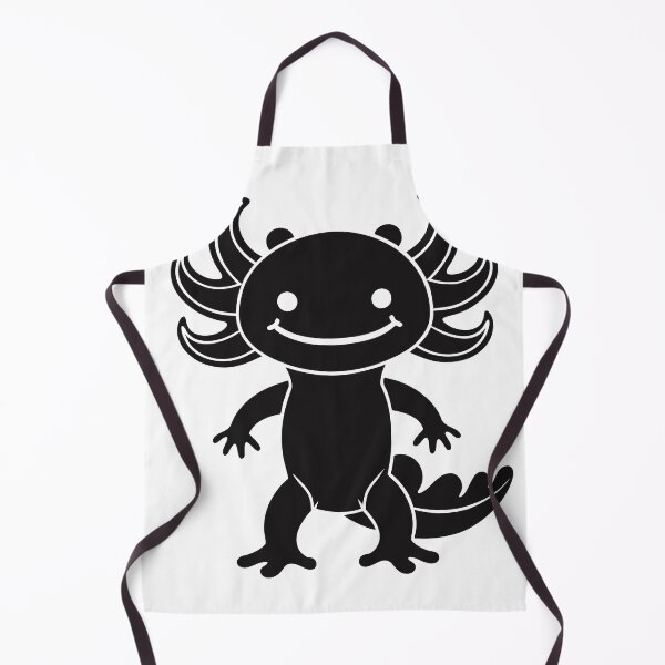 Item preview, Bold Axolotl Silhouette Black Sticker designed and sold by CutRootCo.
