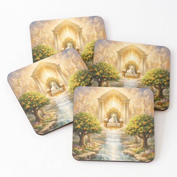Item preview, Jesus Lamb of God Throne – Revelation 22:1 River of Life | Christian Heaven Art | New Jerusalem Tree of Life  designed and sold by stylishdzign.