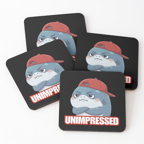 Item preview, Unimpressed Chibi Shark designed and sold by Nature's Chibis.