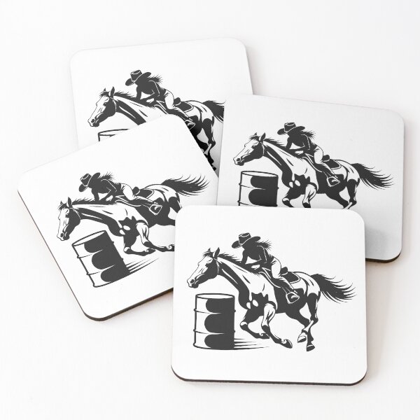 Item preview, Barrel Racing Cowgirl Horse Rodeo Sticker designed and sold by CutRootCo.