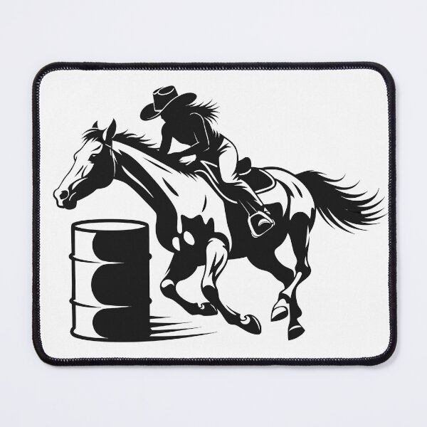 Item preview, Barrel Racing Cowgirl Horse Rodeo Sticker designed and sold by CutRootCo.