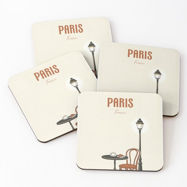 Item preview, Paris France Vintage Café designed and sold by NeuralVibe.