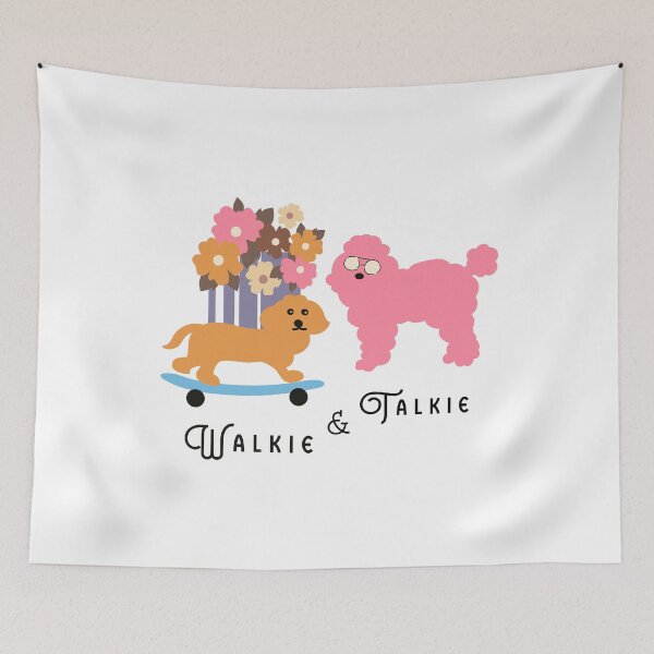 Item preview, dog friends illustration designed and sold by RoseAndSonata.
