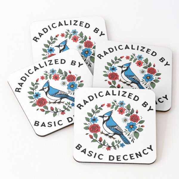 Item preview, Radicalized By Basic Decency Revolution Justice Unity Courage designed and sold by RetroMini2026.