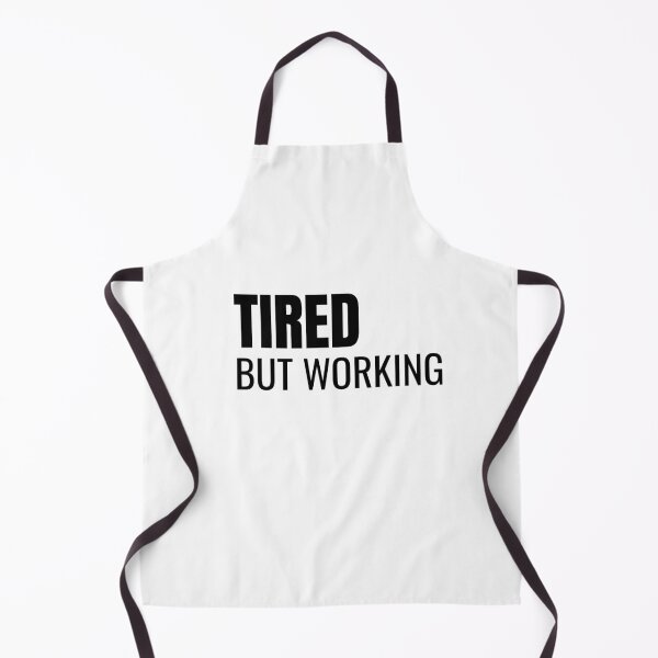 Item preview, Tired But Working (Black) designed and sold by ShipCrewNation.
