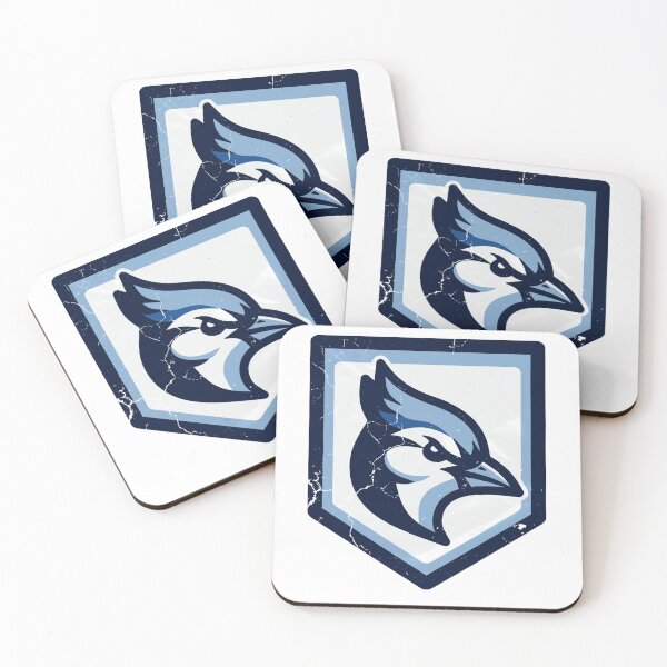 Item preview, Emblem design vintage leafs blue wing of birds designed and sold by lasthope07.