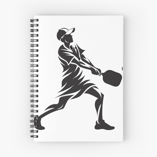 Item preview, Pickleball Player Action Swing Silhouette Sticker designed and sold by CutRootCo.