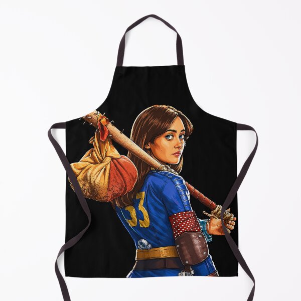 Item preview, Vault Dweller girl with bat and pouch designed and sold by Imprearte.