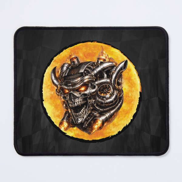 Item preview, Blazing Turbo Skull – Fire Boost Engine Performance Design designed and sold by artistwill.