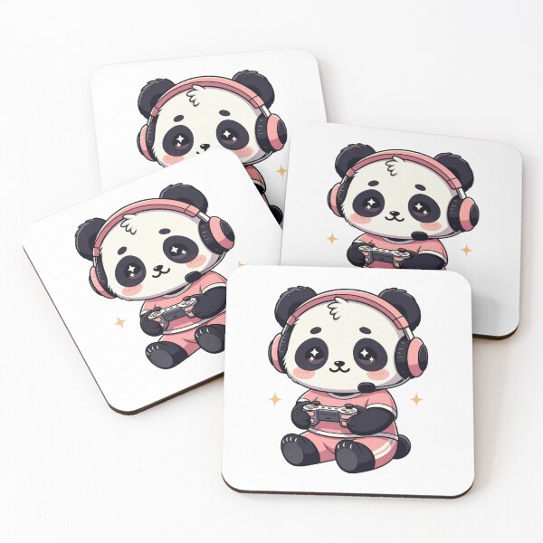 Item preview, Panda Gamer Video Game Controller Player designed and sold by GrumpySableye.