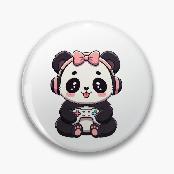 Item preview, Cute Panda Gamer Controller Video Game Player designed and sold by GrumpySableye.