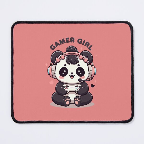 Item preview, Gamer Girl Panda Gaming Player designed and sold by GrumpySableye.