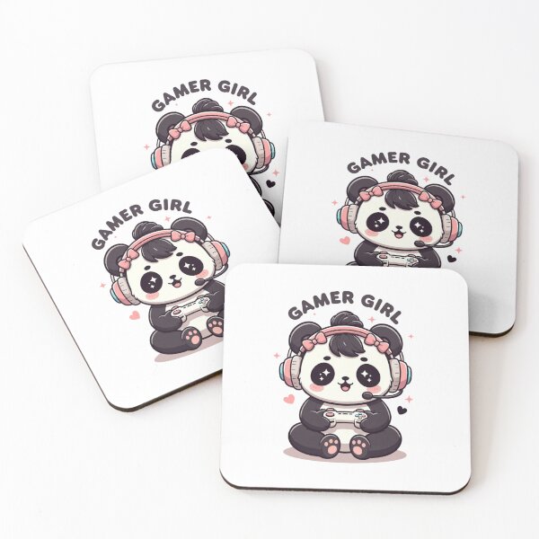 Item preview, Gamer Girl Panda Gaming Player designed and sold by GrumpySableye.