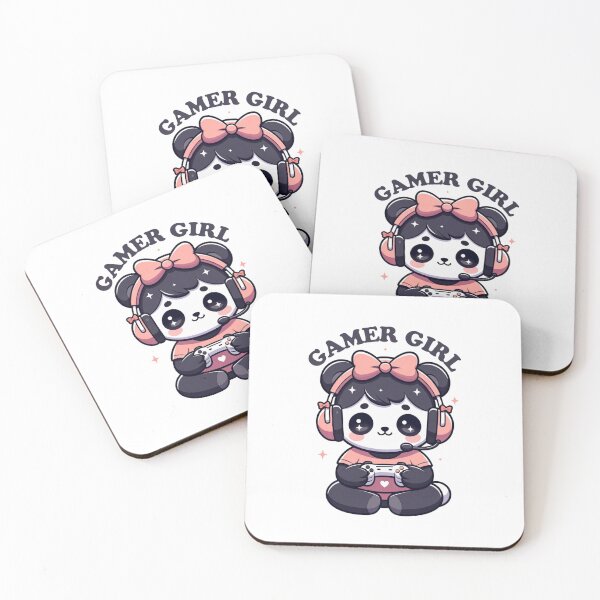 Item preview, Gamer Girl Panda Video Game Player designed and sold by GrumpySableye.