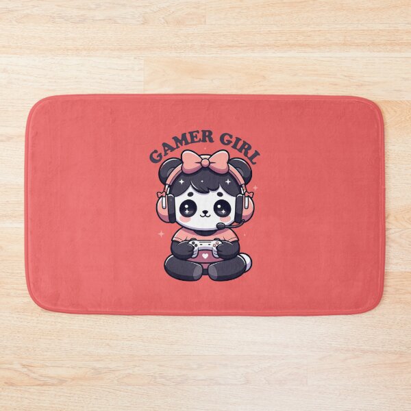 Item preview, Gamer Girl Panda Video Game Player designed and sold by GrumpySableye.