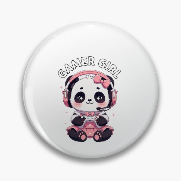 Item preview, Gamer Girl Panda Gaming Video Game Player designed and sold by GrumpySableye.