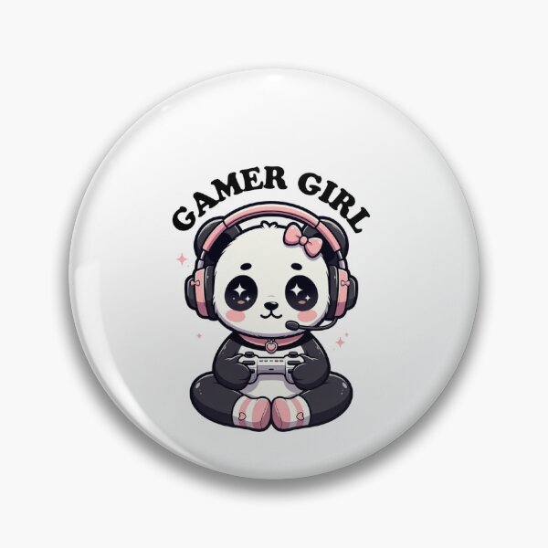 Item preview, Gamer Girl Panda Gaming Player designed and sold by GrumpySableye.