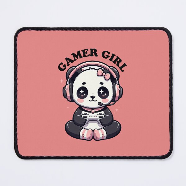 Item preview, Gamer Girl Panda Gaming Player designed and sold by GrumpySableye.