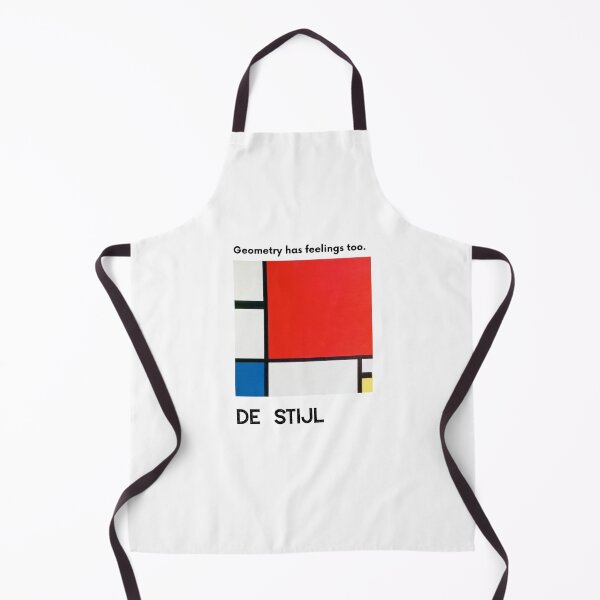 Item preview, De Stijl Art T-Shirt | Geometry Has Feelings Too | Piet Mondrian Art History Gift | Minimalist Art Tee designed and sold by Meimiro.