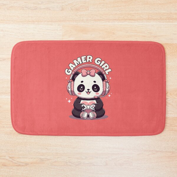 Item preview, Gamer Girl Panda Video Game Player designed and sold by GrumpySableye.