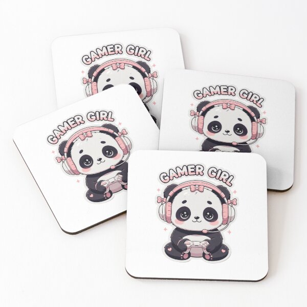 Item preview, Gamer Girl Female Gamer Gaming Video Games Panda designed and sold by GrumpySableye.