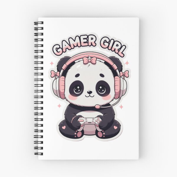 Item preview, Gamer Girl Female Gamer Gaming Video Games Panda designed and sold by GrumpySableye.
