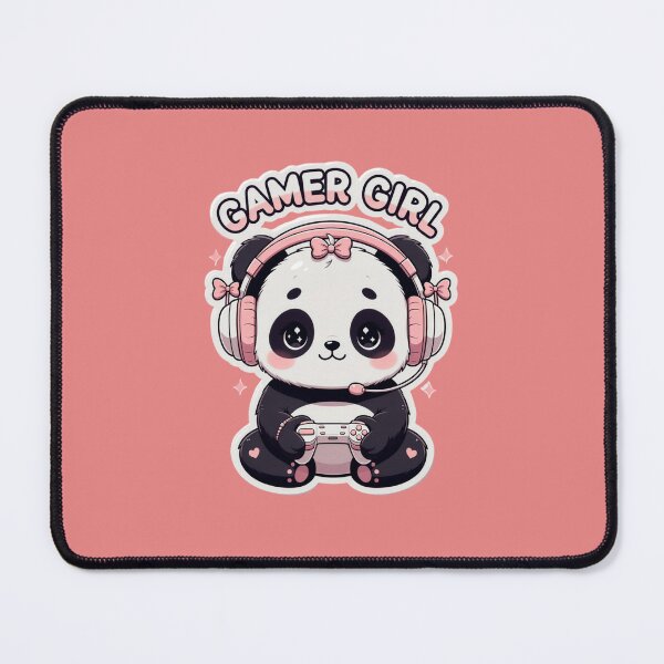 Item preview, Gamer Girl Female Gamer Gaming Video Games Panda designed and sold by GrumpySableye.
