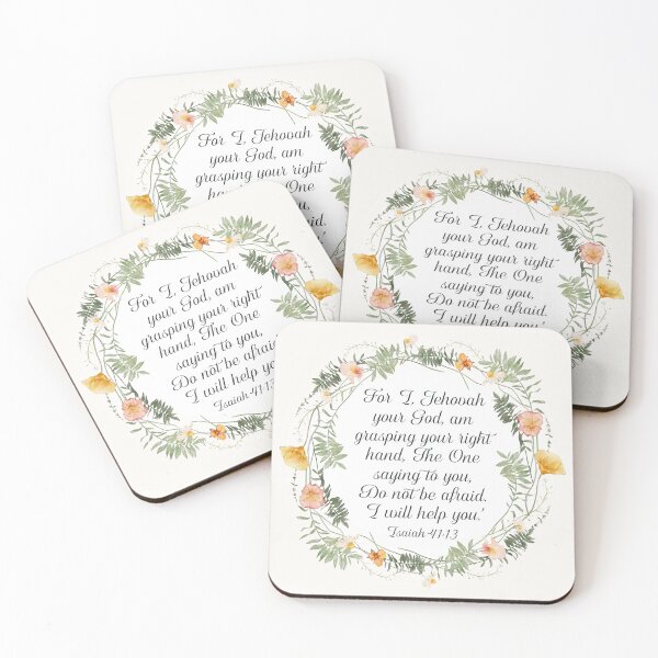 Item preview, Isaiah 41:13 (Floral Wreath) designed and sold by Paper Bee Gift Shop.