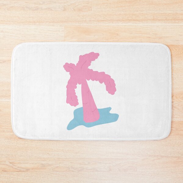 Item preview, Pink palm tree in water designed and sold by fluffyfamcraft.