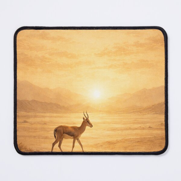 Item preview, Walk by Faith – Desert Gazelle Christian Minimal Nature Art designed and sold by lindalifepeace.