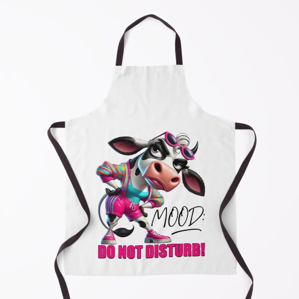 Item preview, Do Not Disturb Cow Mood Funny designed and sold by FunnyTeeByMe.