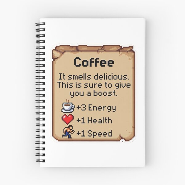 Item preview, Coffee It Smells Delicious. This Is Sure To Give You A Boost. +3 Energy +1 Health +1 Speed Gamer RPG Coffee Lover designed and sold by GrumpySableye.