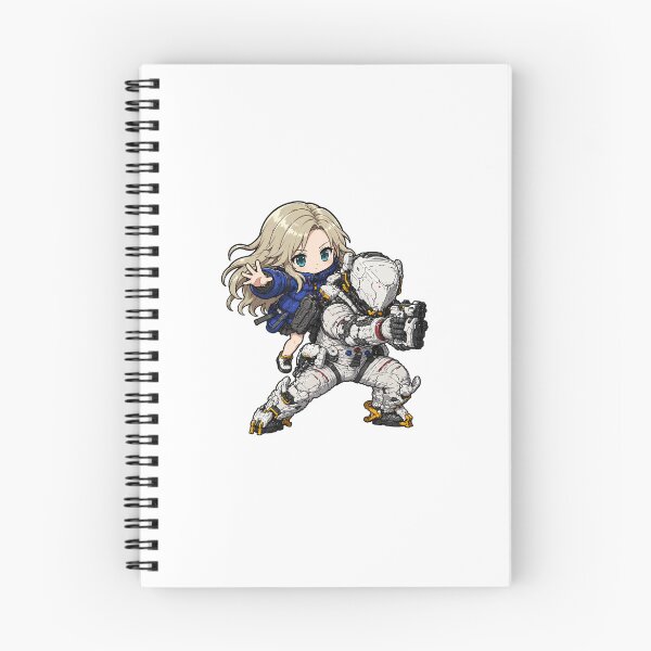 Item preview, Pragmata Duo: Diana & Hugh (Chibi Style) designed and sold by stickershopsss.