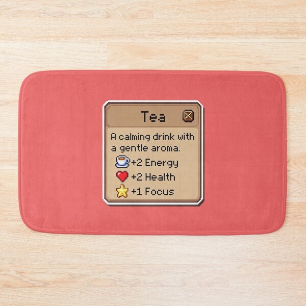 Item preview, Tea A Calming Drink With A Gentle Aroma. +2 Energy +2 Health +1 Focus Gaming RPG Gamer designed and sold by GrumpySableye.