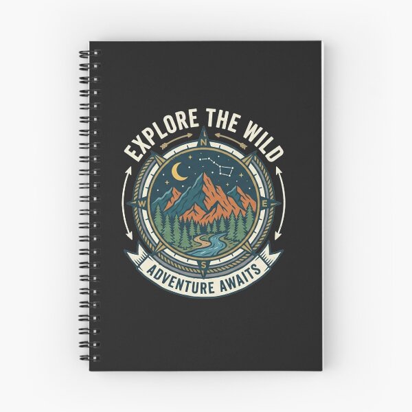 Item preview, Explore The Wild Adventure Awaits Compass Landscape designed and sold by Owcomm.