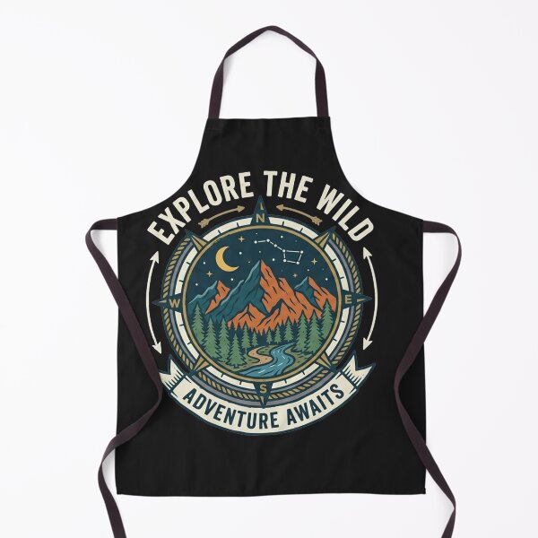 Item preview, Explore The Wild Adventure Awaits Compass Landscape designed and sold by Owcomm.