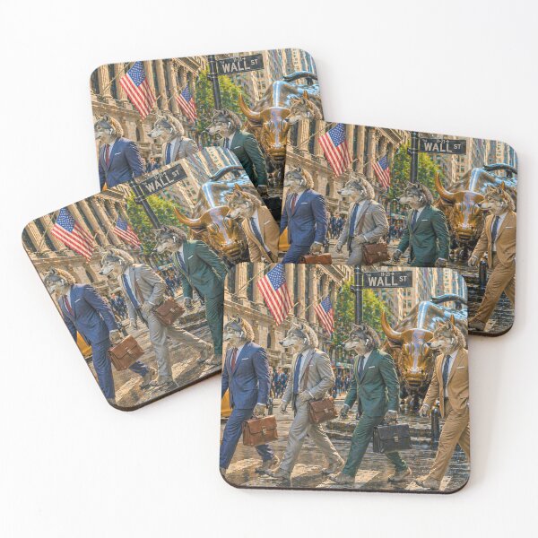 Item preview, Wall Street Wolves – Corporate Predator Business Suit Art designed and sold by AnimalMarvels.